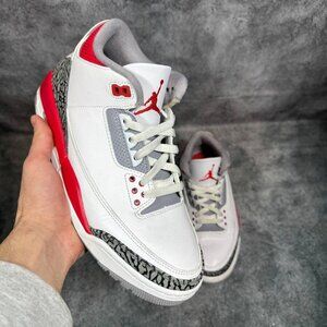 Size 9.5 | Jordan 3 Fire Red No Box| Pre-Owned
